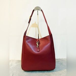 Yves Saint Laurent Deep Red Shoulder Bag, Pre-owned